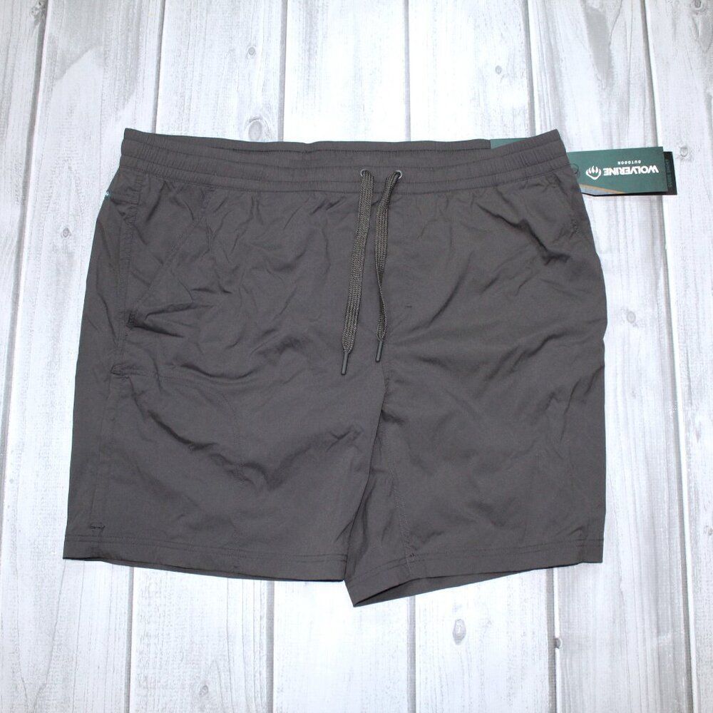 NEW Men's Wolverine Guide Hybrid Shorts 2XLarge Charcoal